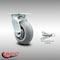 Service Caster 5 Inch SS Thermoplastic Rubber Swivel Caster with Roller Bearing and Swivel Lock SCC-SS30S520-TPRRD-BSL - alternate 3